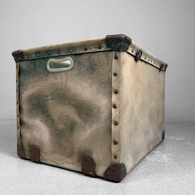 Metal Japanese Botebako Decorative Storage Box, 1940s For Sale - Image 7 of 17