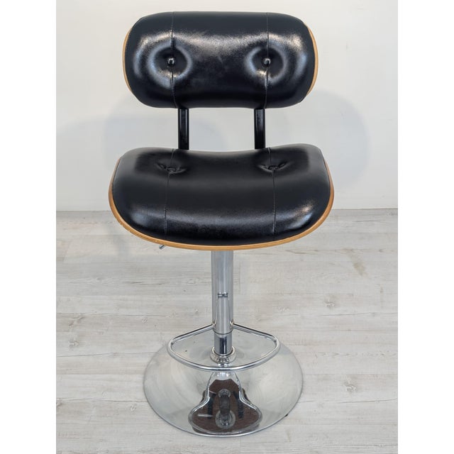 Vintage Swivel Bar Stool, 1960s For Sale - Image 12 of 16