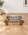 Brown Mid-Century Modern Italian Wood and Glass Coffee Table, 1970s For Sale - Image 8 of 11