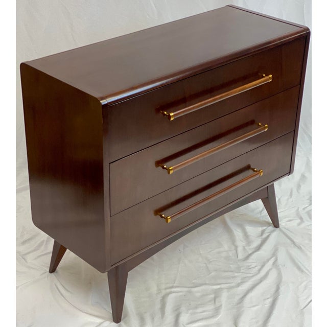 Late 20th Century Hickory Chair Mid Century Modern Reed Three Drawer