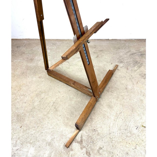 Vintage Anco Bilt Folding Wooden Artist’s Easel For Sale - Image 9 of 12