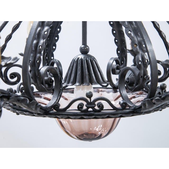 Liberty Chandelier by Alessandro Mazzucotelli, 1890s For Sale - Image 13 of 16