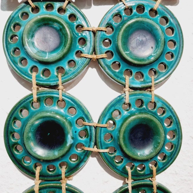 Ceramic Vintage Industrial Ceramic Wall Decoration, 1970s For Sale - Image 7 of 14