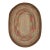 Galerie Shabab Collection Oval Mid-20th Century Handmade American Braided Room Size Carpet For Sale