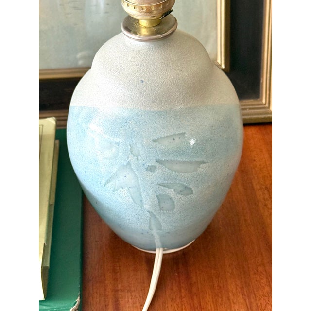 1980s 1980s Nancy Bishop Studio Pottery Lamp For Sale - Image 5 of 7