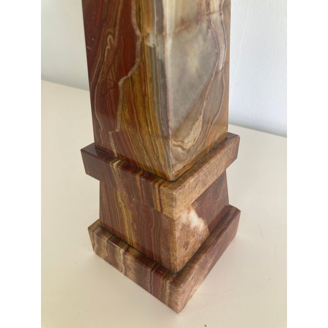 French French Brown Marble Classical Obelisk For Sale - Image 3 of 8