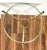 Vintage 23" Faux Bamboo Brass-Tone Metal & Glass Plant Stand – Hollywood Regency / Chinoiserie For Sale - Image 9 of 12