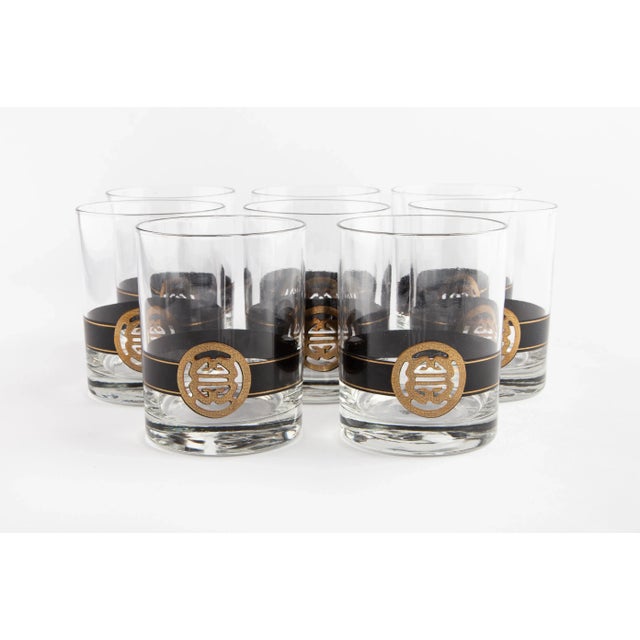 Black & Gold Shou Tumblers by Cera for Neiman Marcus For Sale In Raleigh - Image 6 of 6