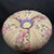 1990s Mackenzie Childs Rose Floral Upholstered Footstool or Ottoman, Ceramic Feet For Sale - Image 10 of 14