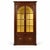 Wood English Georgian Style Carved Mahogany Corner Cabinet With Carved Shell Motif For Sale - Image 7 of 7