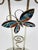 1980s Emilia Castillo Silver-Plated Butterfly Candle Holder With Stone Inlay, Mexican For Sale - Image 17 of 18