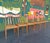 Sleek Danish teak and paper cord dining chairs. A classic set that blends with many styles and stands the test of time