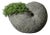 Ammonite Gray Concrete Planter For Sale