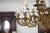 Metal Brass 18-Light Castle Chandeliers, Set of 2 For Sale - Image 7 of 10