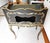 Chinoiserie Mercury Glass Side Black Lacquer Tables, European Crossroads, John Richard, a Pair For Sale - Image 12 of 16