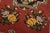 Farmhouse Bakhtiari Rug 3’6” X 4’9” Red Wool Vintage Traditional Hand-Knotted Carpet For Sale - Image 3 of 11