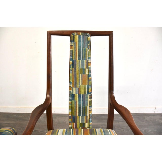 1960s Walnut Dining Chairs - Set of 6 For Sale - Image 9 of 11