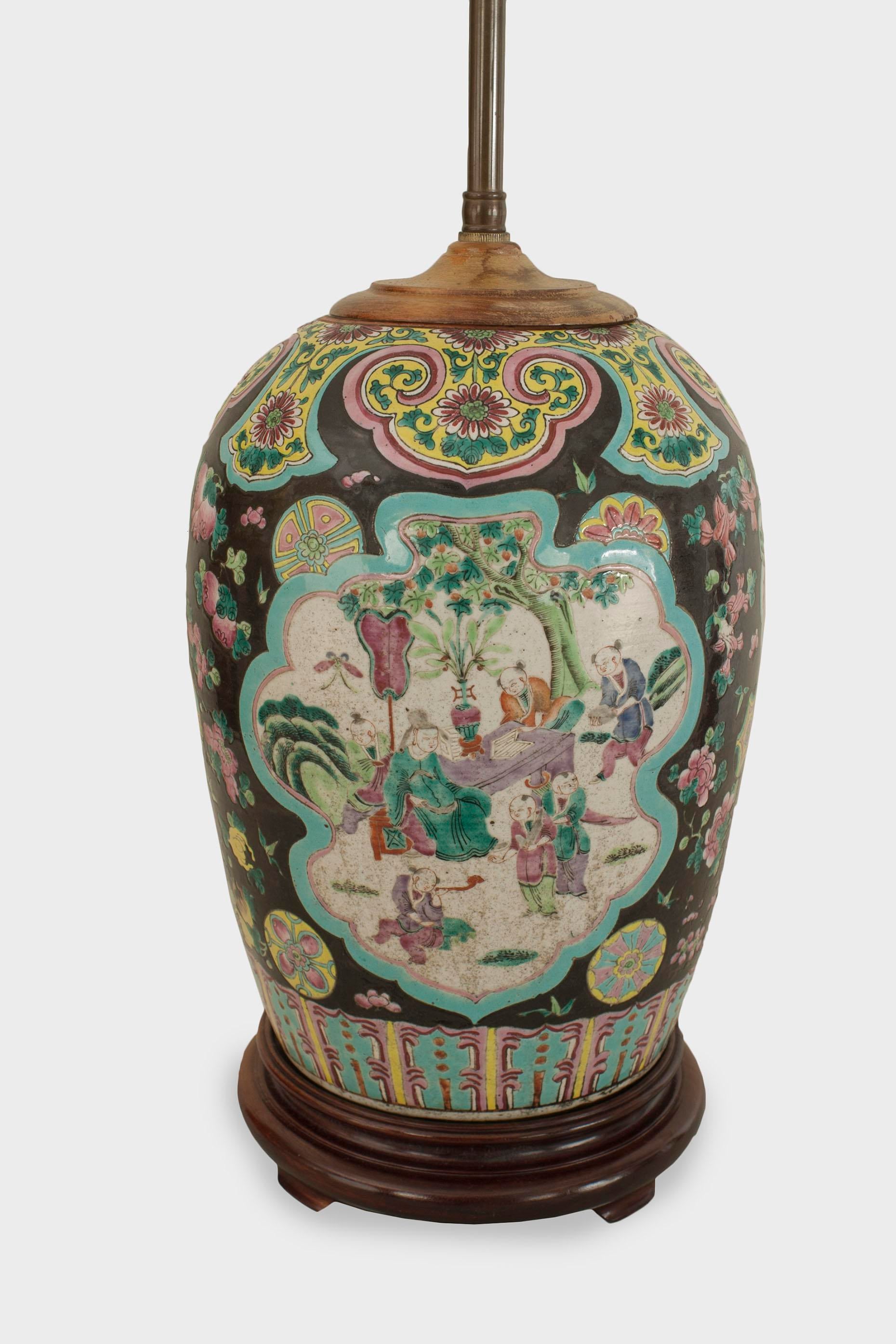 ginger jar shaped table lamps