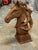 Metal Large Cast Iron Horse Head Statue For Sale - Image 7 of 7