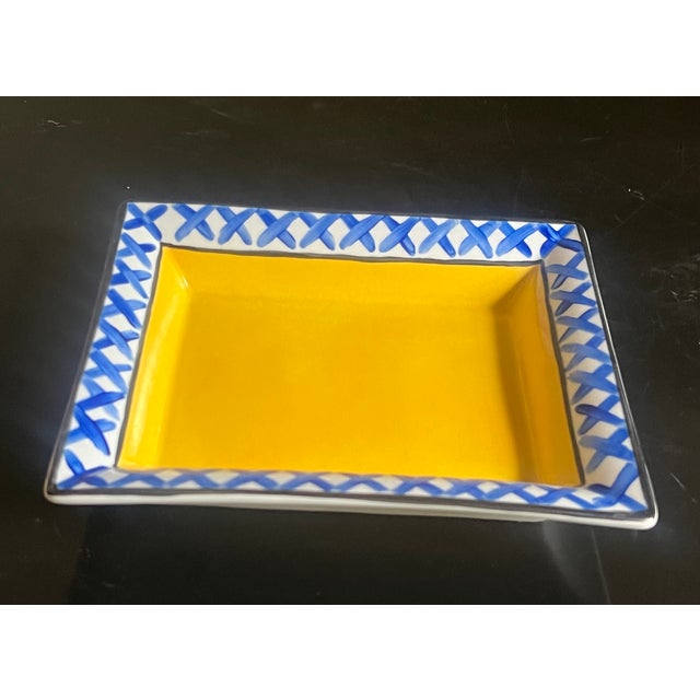 1980s Vintage Handpainted French Catchall by Hilton McConnico For Sale - Image 5 of 9