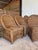 Set of 8 Organic Modern Rustic Coastal Braided Rattan Dining Chairs For Sale In Naples, FL - Image 6 of 12