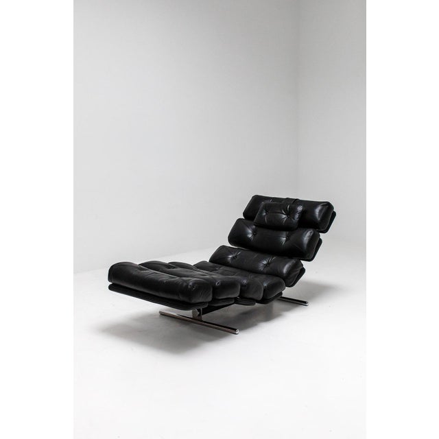 Chaise Lounge by Eric Deforce for Gervan, 1960s For Sale - Image 12 of 12