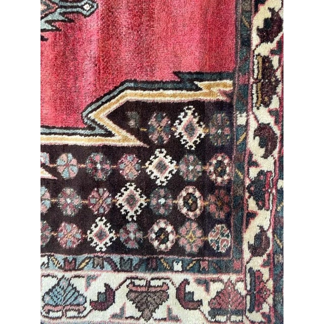 Vintage Rustic Wool Rug, 1950s For Sale - Image 13 of 14