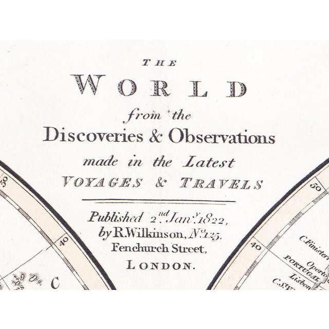 1822 Wilkinson World Map For Sale - Image 4 of 4