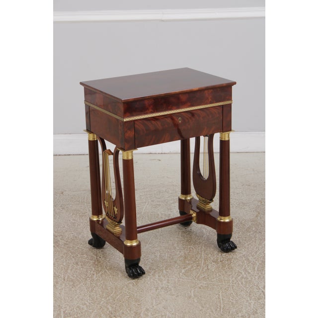 Age: Approx: 30 Years Old Details: Ball & Claw Feet High Quality Construction Rich High Sheen Finish Lyre Sides Copied...