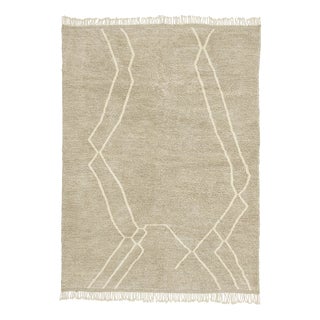 Hand-Knotted Wool Premium Rug by Azele Studio For Sale
