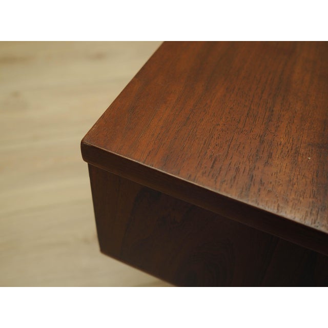 Wood Danish Walnut Lowboard, 1970s For Sale - Image 7 of 9