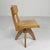 Wooden Swivel Chair, 1950s For Sale - Image 15 of 18