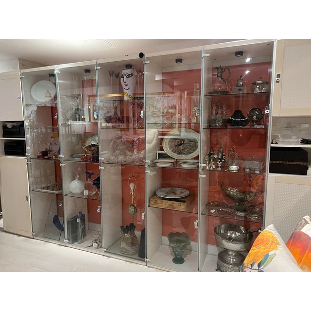 Beautiful Swedish Modern Modular Design Unit Avanti , attributed/styled after Designer Antonio Gioia for DUX , The unit...