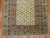Contemporary Ivory Light Blue Red Vintage Caucasian Shirvan Rug - 3'7" x 5'2" For Sale - Image 3 of 6