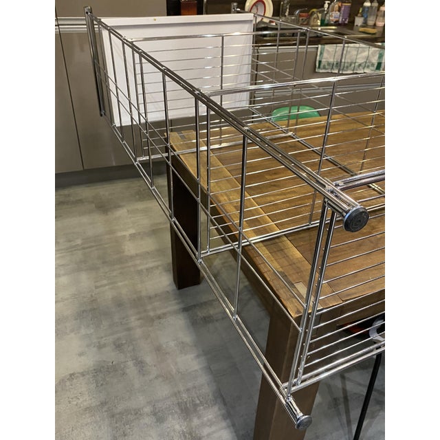 Vintage Chrome Modular Wall-Mounted Desk Unit, 1970s For Sale - Image 13 of 18