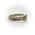 14k White Gold Hand Engraved Lucky Nail Ring With Diamonds Size 7 For Sale In Los Angeles - Image 6 of 8
