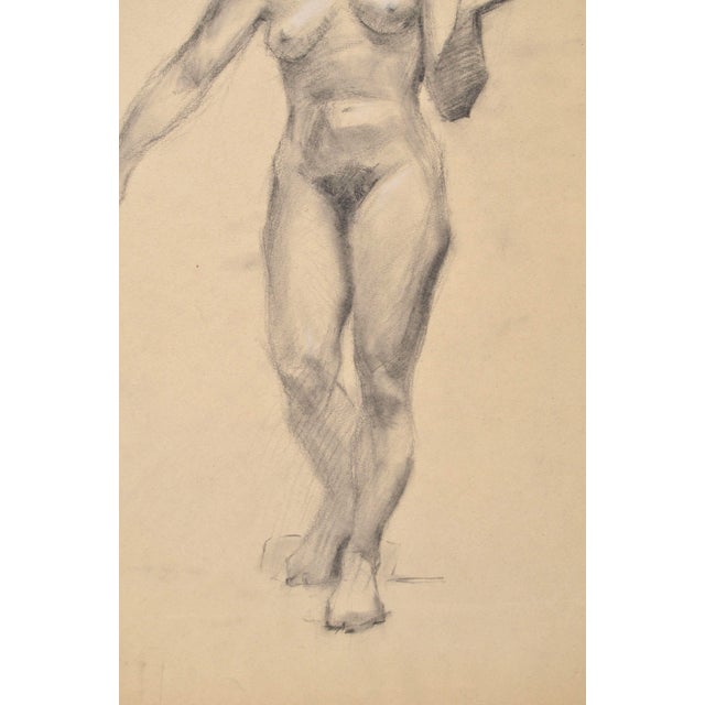 Albert Goltjakov, Nude Act, 1960s, Mixed Media, in Good conditions. Designed 1960 to 1969 I have official proof of...