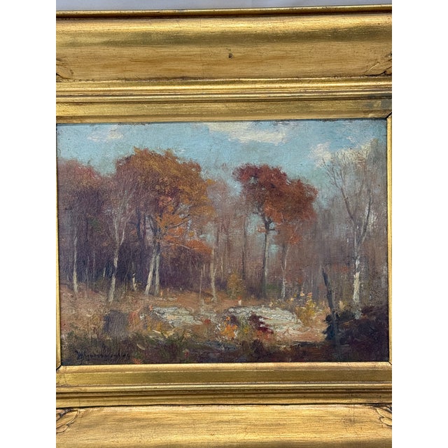 Joseph H. Greenwood (Ma, 1857-1927) Tonalist New England Landscape For Sale - Image 4 of 9