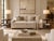 A sophisticated pair of two-tier side tables designed by Barbara Barry for Baker Furniture, combining architectural...