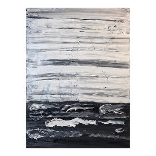 Emotional Topography (No. 2) | Original Abstract Landscape Oil Painting by Diane Grant — Unframed For Sale