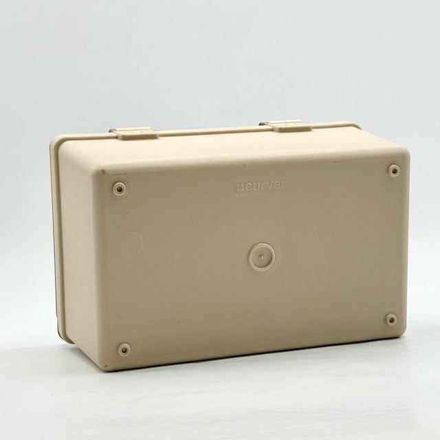 Curver Sewing Box Organizer in Beige and Brown Plastic, Netherlands, 1970s For Sale - Image 12 of 14