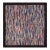 1920s Small Multicolor Antique Modernist Striped Folk Art American Hooked Rug For Sale