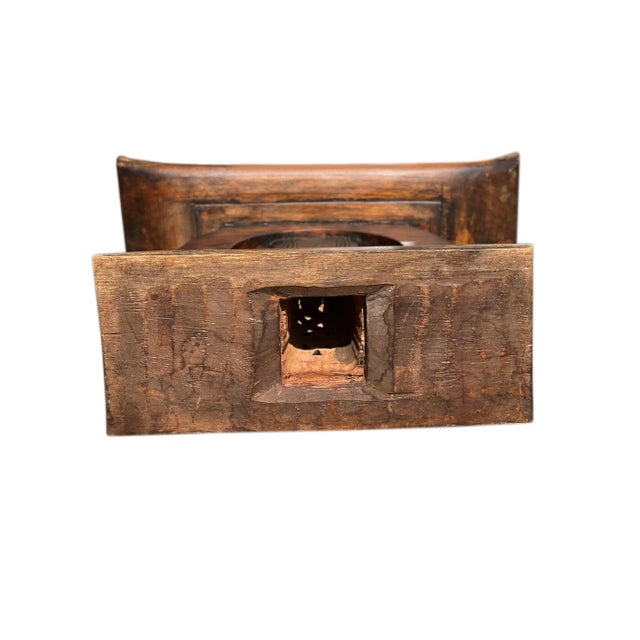 Mid 20th Century Vintage Hand-Carved Ashanti Stool For Sale - Image 10 of 13