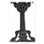 Wood Cast Iron and Patinated Wood Bistro Table For Sale - Image 7 of 9
