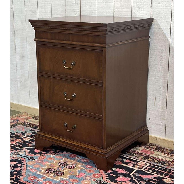 English Mahogany Chest of Drawers, 1950s For Sale - Image 11 of 14