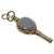 19th Century Brass and Gold Watch-Key with Agate and Heliotrope Stones For Sale
