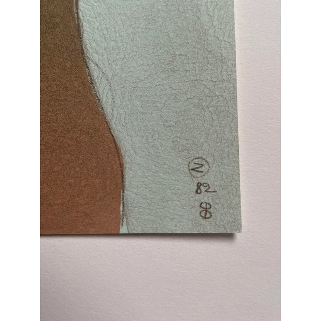 1980s Original Color Lithograph by Bruno Bruni, Titled 'Solitudine' For Sale - Image 5 of 9