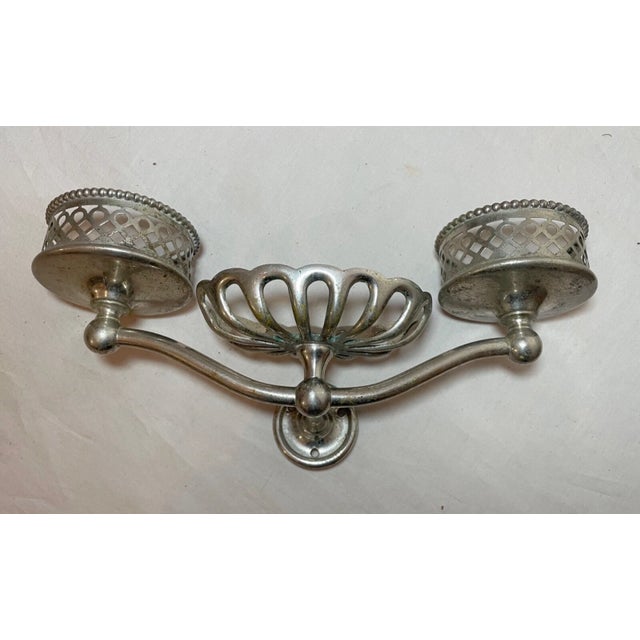 Add a touch of industrial charm to your bathroom with this antique nickel plated brass bathroom fixture. The unique design...