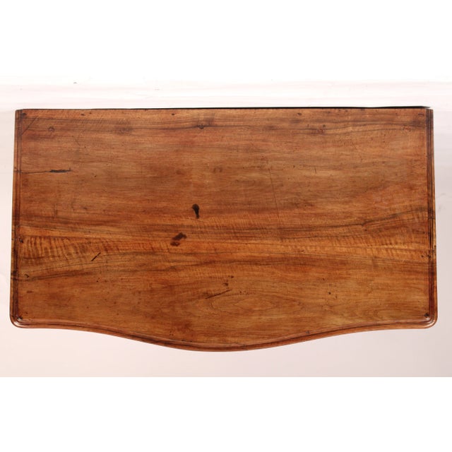 Antique Louis XV Style Provincial Walnut Bombe Commode For Sale - Image 9 of 12