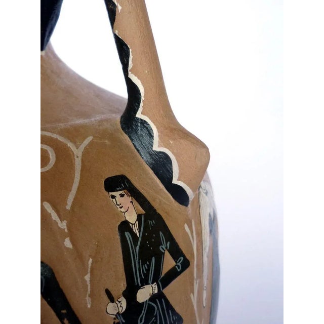 Ceramic Dorgali Sardinia Ceramic Vase by Paolo Loddo, 1950s For Sale - Image 7 of 10